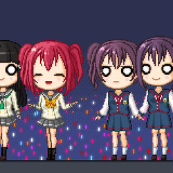 This is a pixiv picture whose title is 姉妹ユニットカーニバル.