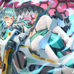 This is a pixiv picture whose title is 清姫·メカ娘.