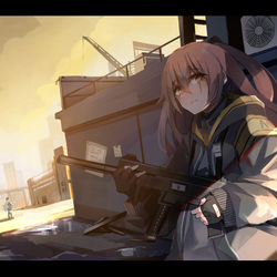 This is a pixiv picture whose title is ump45.