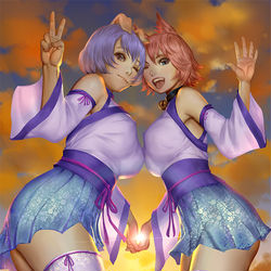 This is a pixiv picture whose title is Happy New Year for 2019.