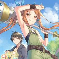 This is a pixiv picture whose title is [仕事絵]冒険者をクビになったので、錬金術師として出直します！.