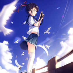 This is a pixiv picture whose title is 空.