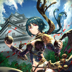This is a pixiv picture whose title is 【戦国やらいでか】松永久秀.