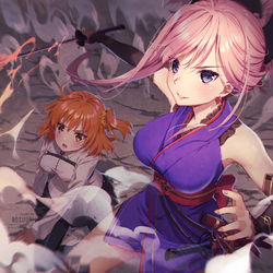 This is a pixiv picture whose title is 武蔵ちゃんrkgk.