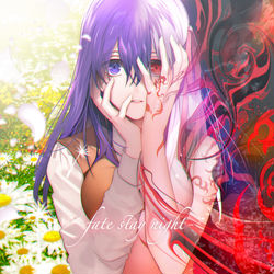 This is a pixiv picture whose title is 「…先輩、私…」.