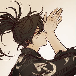 This is a pixiv picture whose title is 手.