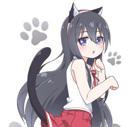 This is a pixiv picture whose title is ねこみみ花ちゃん✿.