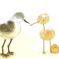 This is a pixiv picture whose title is しぎとごまだんご.