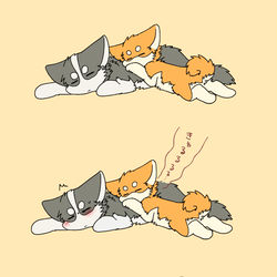 This is a pixiv picture whose title is おなかの音.