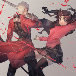 This is a pixiv picture whose title is 弓凛.
