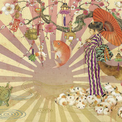 This is a pixiv picture whose title is 毛玉.