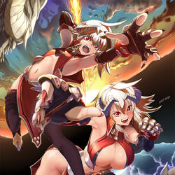 This is a pixiv picture whose title is 【PFLS】屑竜コルヌゥ【ファイアランド】.