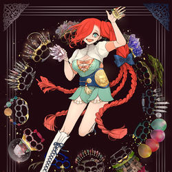 This is a pixiv picture whose title is 【PFLS】七光りのマーブルリーン【エルダーグラン】.