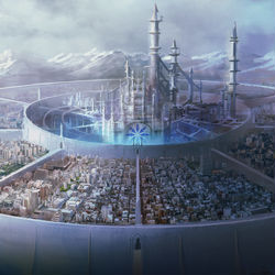 This is a pixiv picture whose title is 【PFLS】首都アイスブランド_全景.