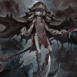 This is a pixiv picture whose title is 【PFLS】 月を見せる魔女サイフレッド.