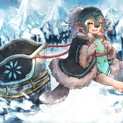 This is a pixiv picture whose title is 【PFLS】犬ぞりのサニーヤ【ノーザリア】.