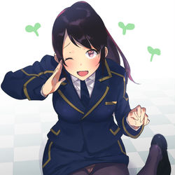 This is a pixiv picture whose title is フタバさん「おめーの席ねぇから!」.
