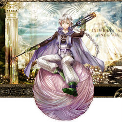 This is a pixiv picture whose title is 【PFLS】お伽語りのヨナ【エルダーグラン】.