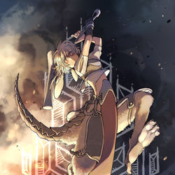 This is a pixiv picture whose title is 【PFLS】混血のハパラ【ファイアランド】.