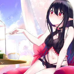 This is a pixiv picture whose title is 初めてのアフターヌーンティー.