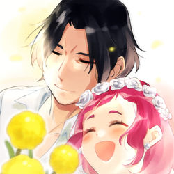This is a pixiv picture whose title is ジョジはな.