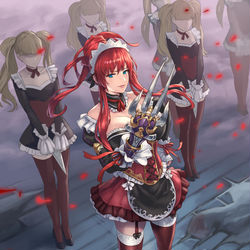 This is a pixiv picture whose title is 【お仕事】アルテイルNEO『スカーレット・ローズ』.