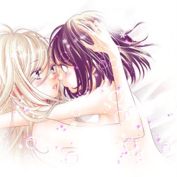 This is a pixiv picture whose title is 初めての.