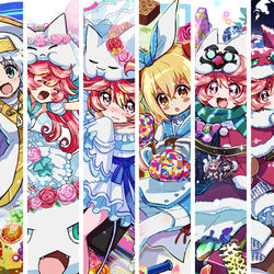 This is a pixiv picture whose title is ミリアサお仕事まとめ.