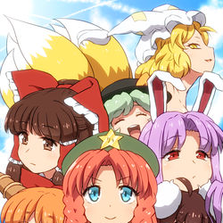 This is a pixiv picture whose title is 第15回東方Project人気投票.