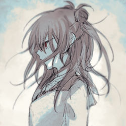 This is a pixiv picture whose title is 少女.