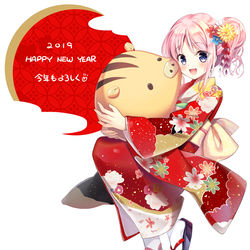 This is a pixiv picture whose title is 2019年新年おめでとう！.