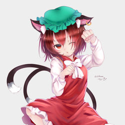 This is a pixiv picture whose title is ちぇん.