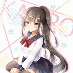 This is a pixiv picture whose title is かんろちゃんの座りポーズ.