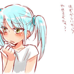 This is a pixiv picture whose title is 《転スラ》今日の落書き　ツインテールの日？.