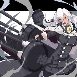 This is a pixiv picture whose title is 武蔵改二.