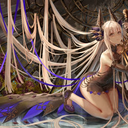 This is a pixiv picture whose title is 愛着.
