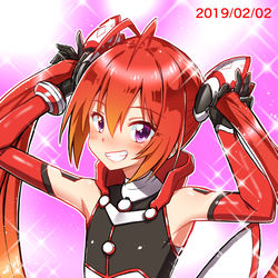 This is a pixiv picture whose title is ツインテールの日.
