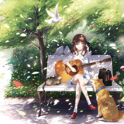 This is a pixiv picture whose title is 小さな演奏会.