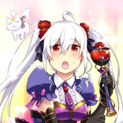 This is a pixiv picture whose title is 魔法少女ヨワネ☆ハク.