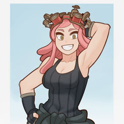 This is a pixiv picture whose title is My Hero Academia, Mei Hatsume.