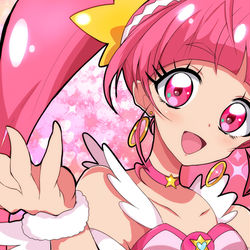 This is a pixiv picture whose title is キュアスターでお覚悟！.