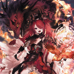 This is a pixiv picture whose title is 伏竜.