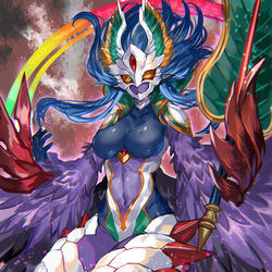 This is a pixiv picture whose title is 虹翼魔仙ラセツちゃん.