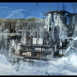This is a pixiv picture whose title is 【PFLS】-魔导動力飞行船.棺-.