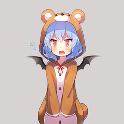 This is a pixiv picture whose title is 動物パジャマれみりあ.