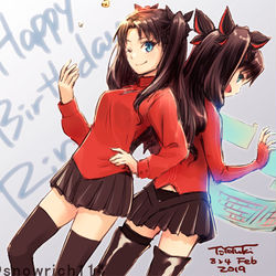 This is a pixiv picture whose title is 凛ちゃんお誕生日おめでとう.