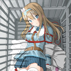 This is a pixiv picture whose title is 笼子里的索米.