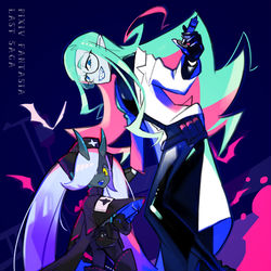 This is a pixiv picture whose title is 【PFLS】ヴィヴィアン先生とリコリス君【エルダーグラン】.