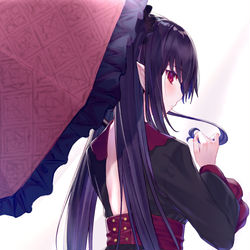 This is a pixiv picture whose title is ツインテールの日遅刻.