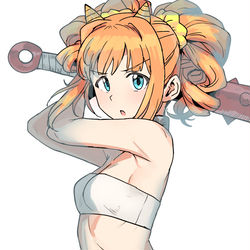 This is a pixiv picture whose title is 鬼っ子やよ.
